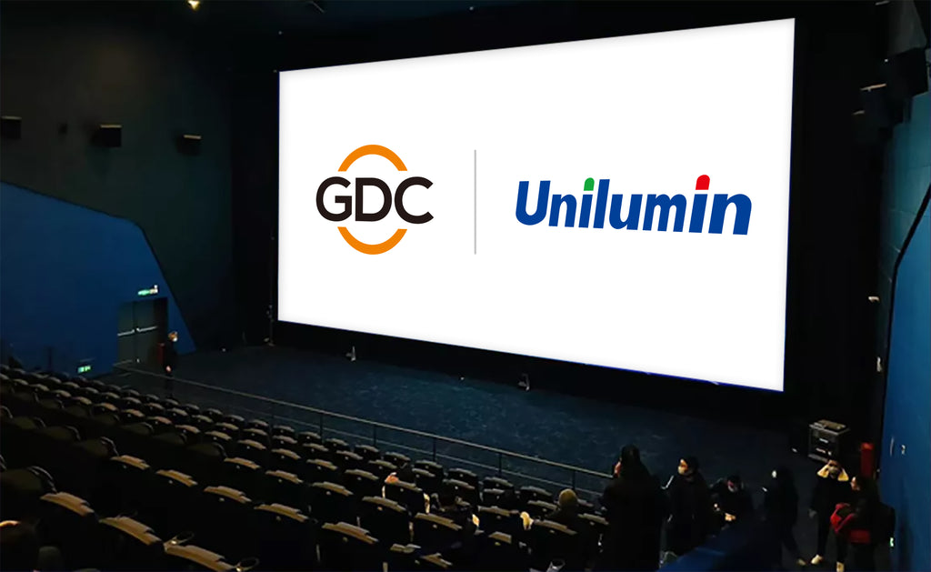 UCine™ UniluminとGDCテクノロジーによるLEDシネマスクリーン
